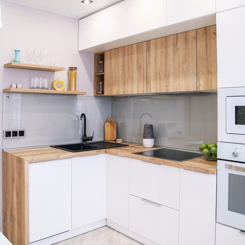 New Professional Designs Custom Made Modern Kitchen Cabinets White Melamine Kitchen Cabinet Doors Manufacturer