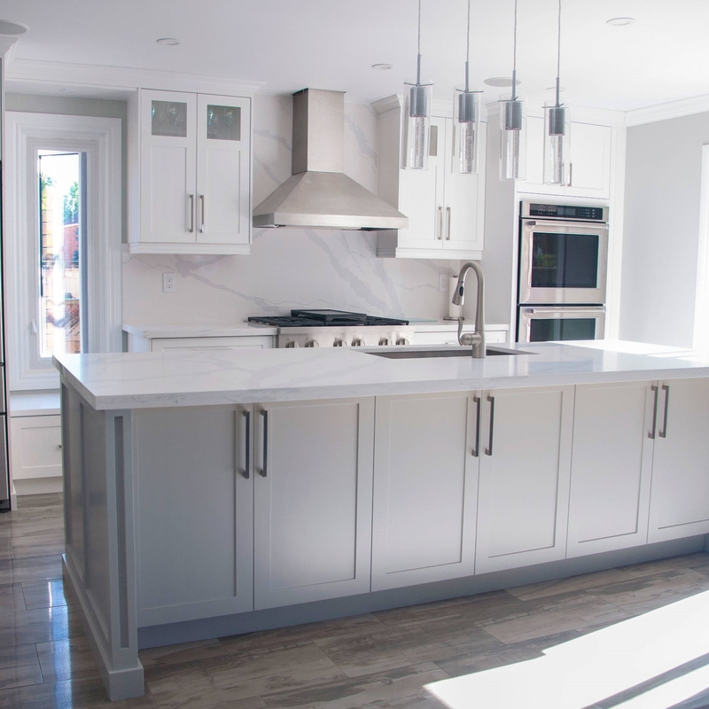 OEM Lacquer Modern White Shaker Kitchen Cabinets Cupboard Wooden Cupboards Furniture For Kitchen