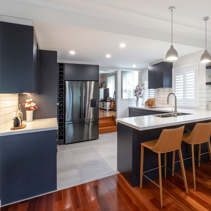 Complete Matte Black Color PVC Kitchen Modern Cupboards For Kitchen Furniture Kitchen Cabinet