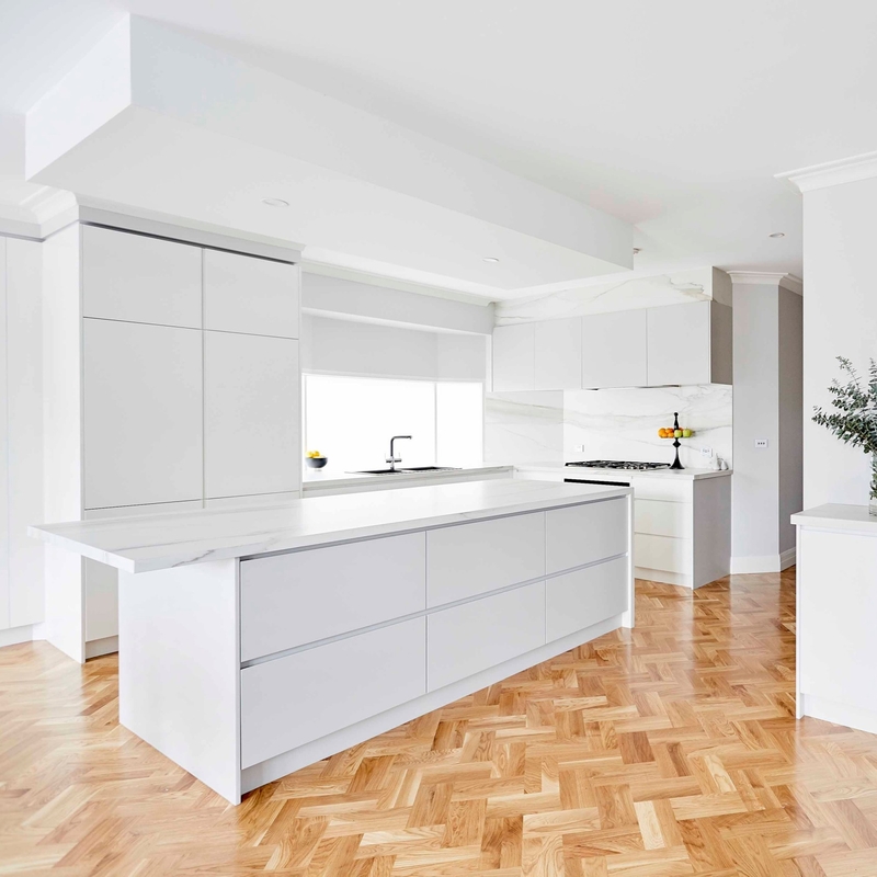 Good Quality Melamine Kitchen Cabinet Modern Large Open Type Kitchen Cabinet
