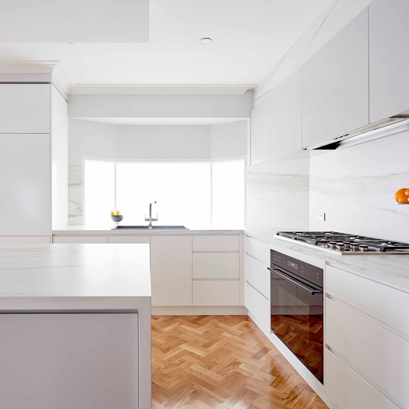 Good Quality Melamine Kitchen Cabinet Modern Large Open Type Kitchen Cabinet
