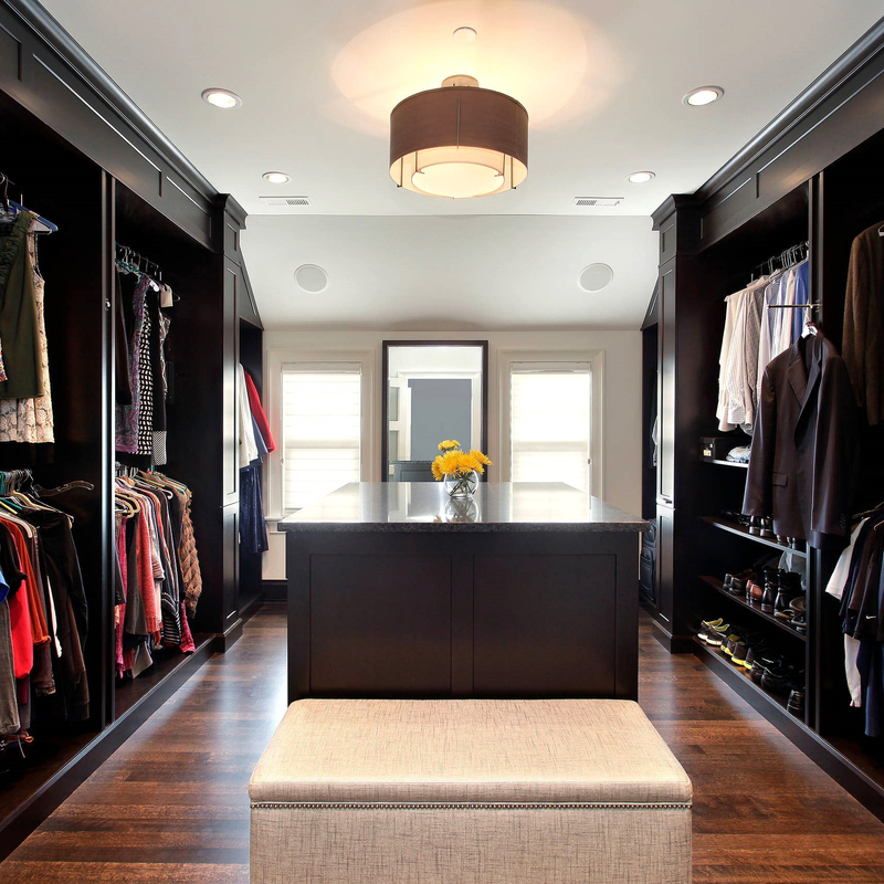 Assembled Classic Grey Black Solid Wood Walk In Closet Organizer Wardrobe Box Shelf