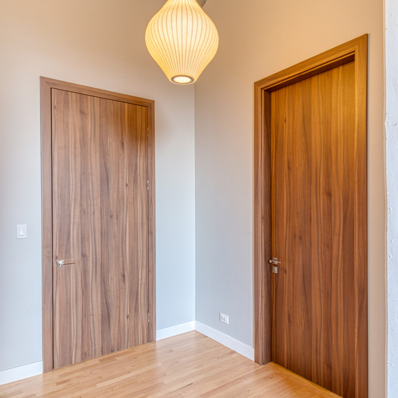 Interior White Color Composite Painting Lacquer Wood Doors
