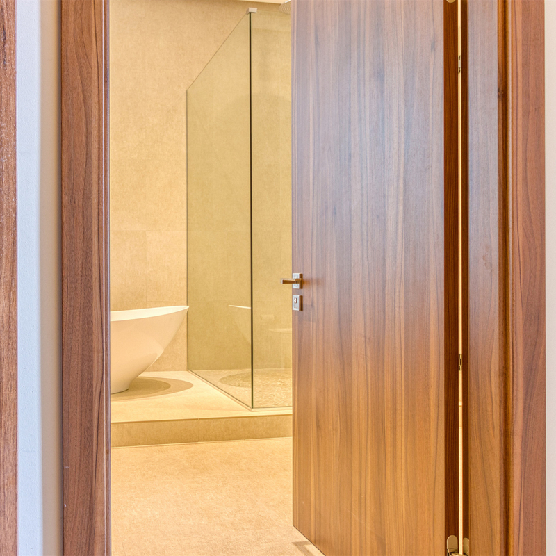 Interior White Color Composite Painting Lacquer Wood Doors