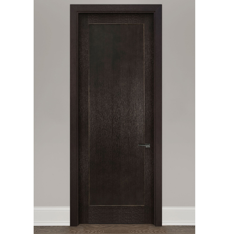 OEM Interior Wood Doors Durable Panel Bedroom Beige Grey Melamine Interior Door With Lock