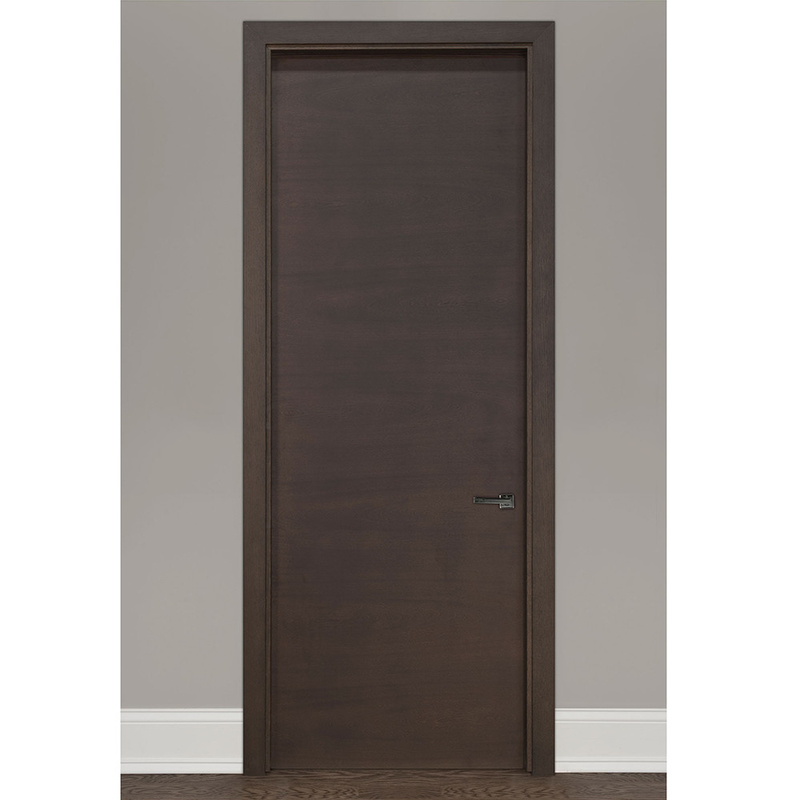 OEM Interior Wood Doors Durable Panel Bedroom Beige Grey Melamine Interior Door With Lock