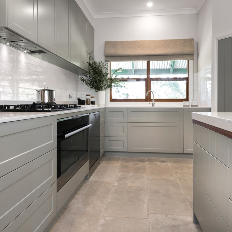 Focus On Cabinet Design Modular Kitchen Cabinets Modern USA Grey Shaker Cupboard For Wholesale